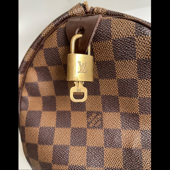 Louis Vuitton Brown Damier Ebene Speedy 30 - Picture 3 of 4